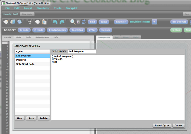 GWizard Editor software interface with customizable UI and code editing area.