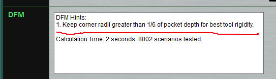 DfM tip screenshot from CNCCookbook.com.