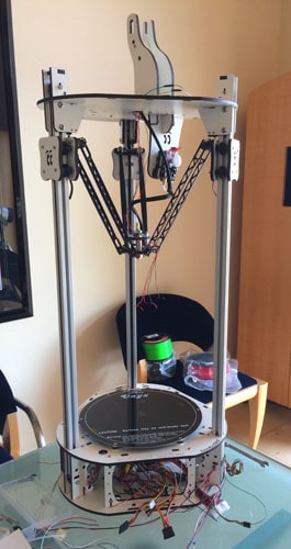 Rostock MAX 3D printer on CNCCookbook.com.