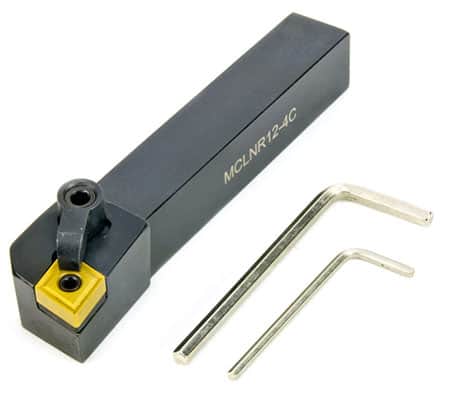 Black rectangular CNMG-RH tool with yellow square, silver rod, and MCLNR12-4C text.