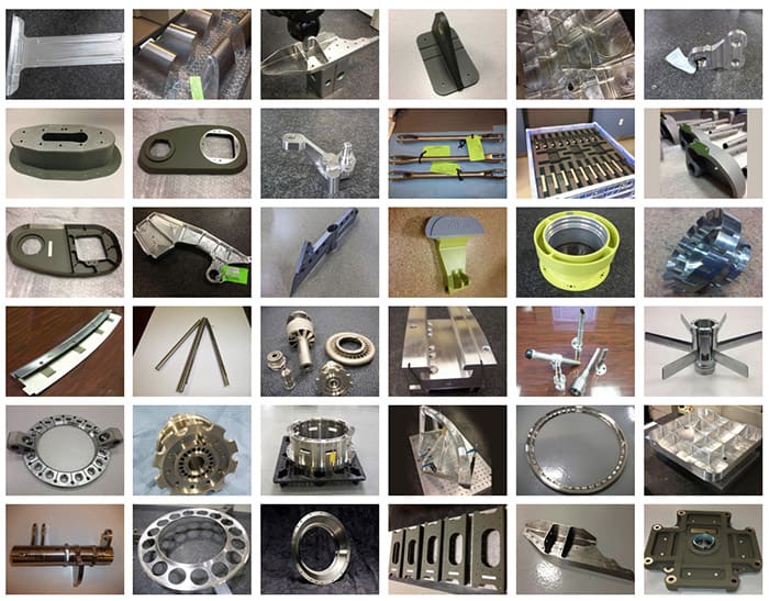 Metal parts and components from CNCCookbook.com machined goods.