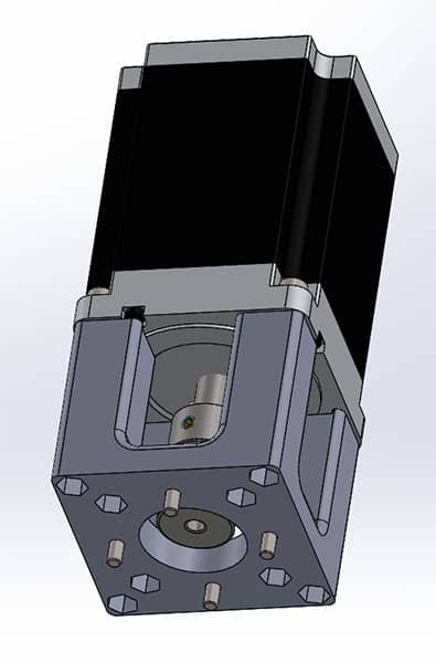 A rectangular metal component with a circular opening and multiple mounting holes and slots.
