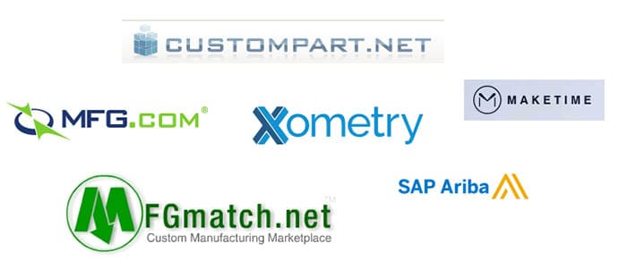 CNCCookbook.com logo featuring company logos from machining, metal fabrication, and metrology.