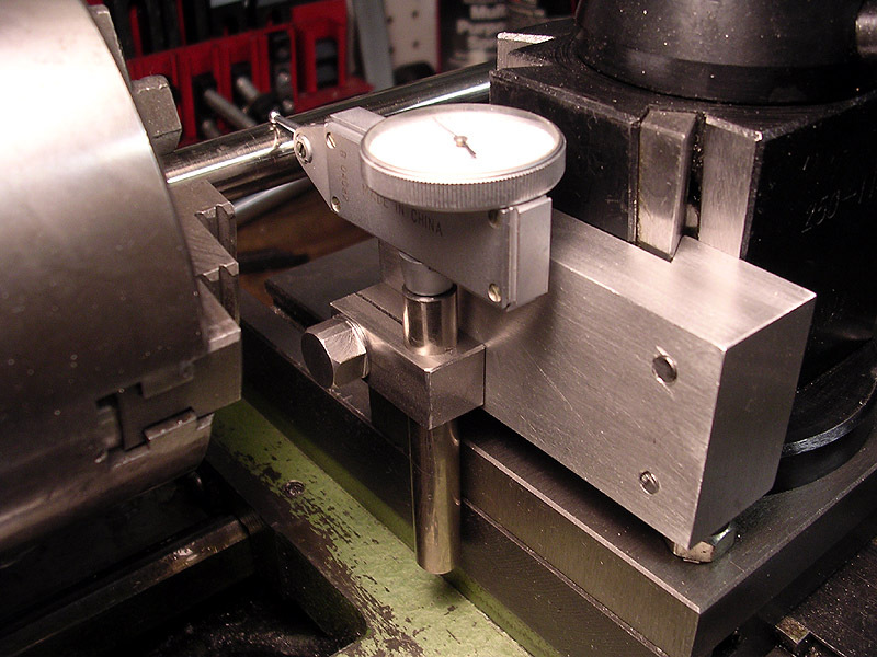 Precision instrument with two points or objects.