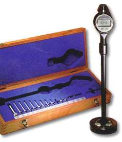 A Fowler digital bore gauge with case and accessories.