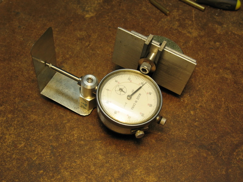 Antique-style flapper gauge, a precision measuring instrument.