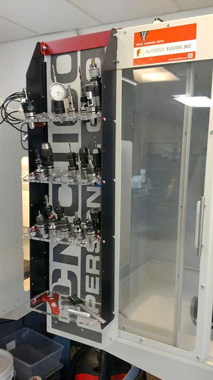 Automated tool changer The Rack for CNC machines in machining environment.