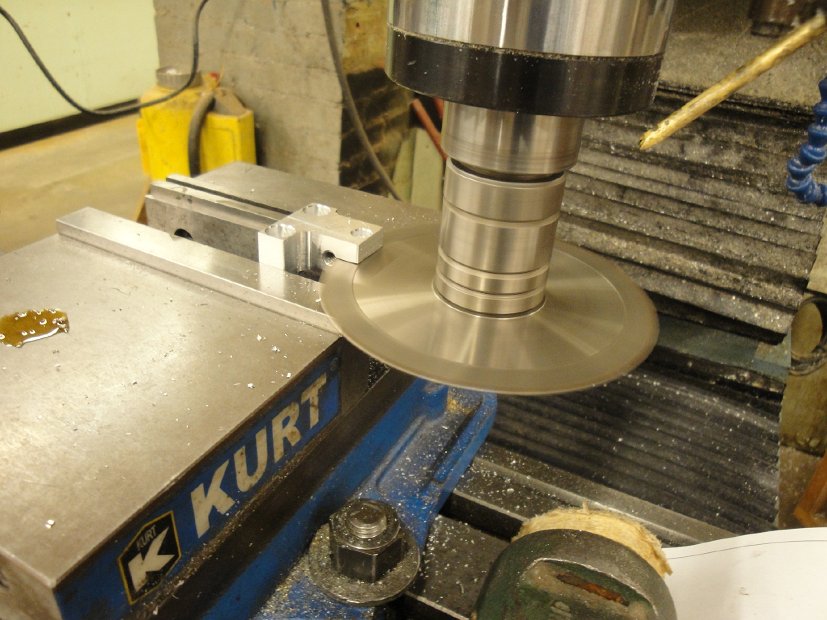 A slitting saw in use, showcasing its precision cutting features.