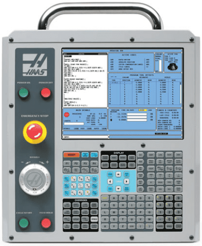 Gray industrial device with HNAS logo and control panel.