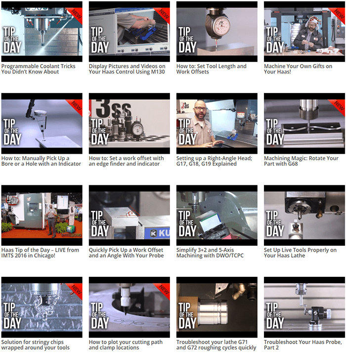 Machining and CNC machine tips on a light blue background with white text.