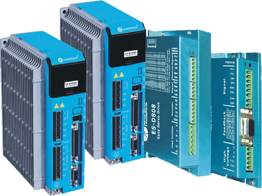 Blue electronic device with screen, buttons, and ports against light gray background.