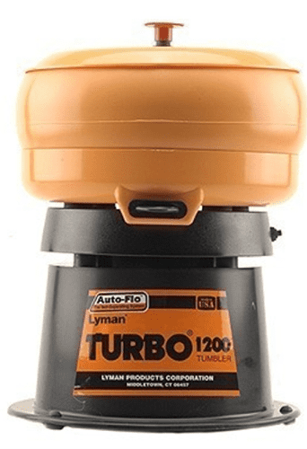 Orange and black Turbo 1200 Tumbler device.