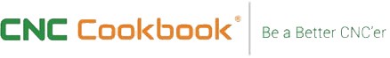 CNC Cookbook logo featuring green and orange text on a horizontal background.