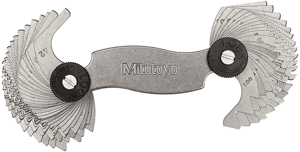 Mitutoyo snap gauge set, precision measuring tool.