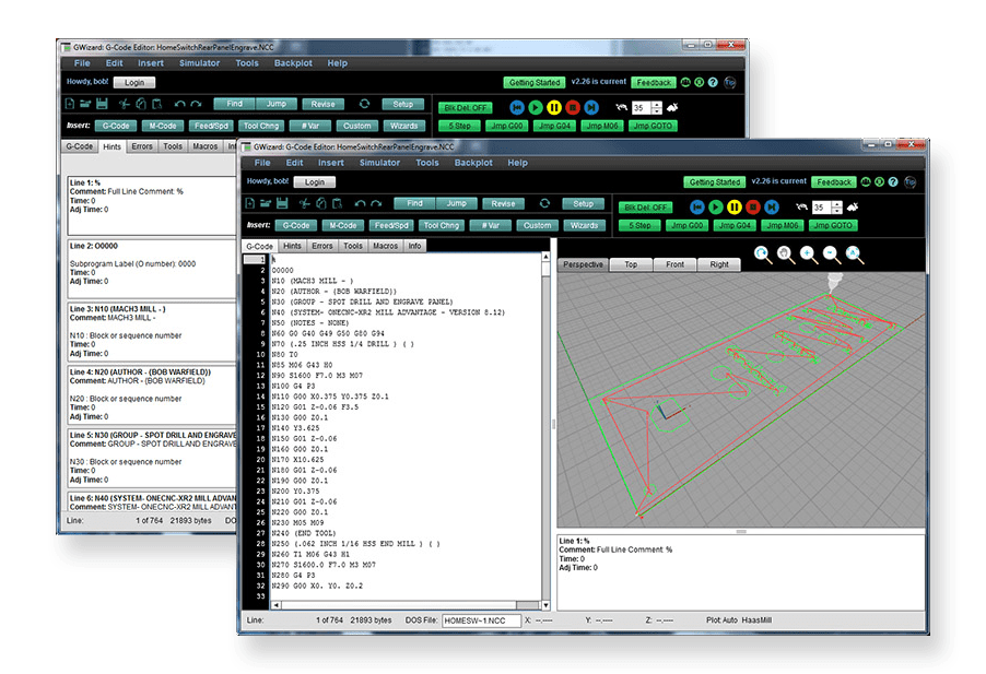 G-Code Editor screenshot: user-friendly interface and advanced features.
