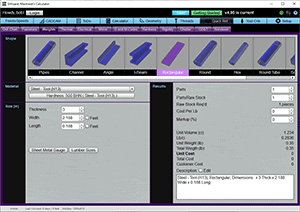3D modeling software screenshot with various settings and options.