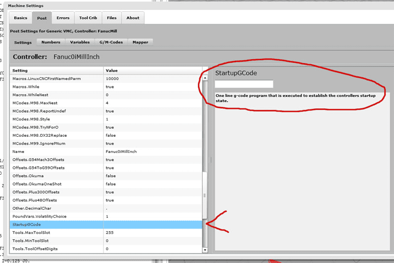 Computer software settings page with customization options.