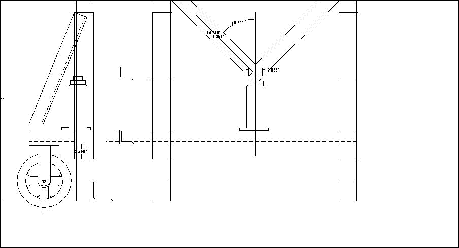 Blueprint with precise measurements for machining and CNC applications