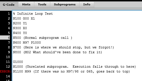 CNC machining G-Code screenshot in a text editor or IDE.