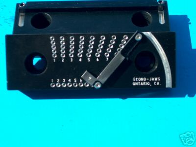 Black dial gauge with ECONO-JAWS label and Ontario, CA text.