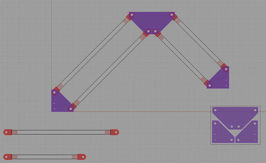 Tapping arm 3D CAD model.