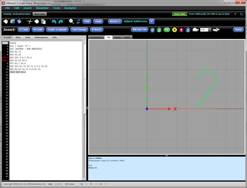 Grey computer window with 2D graph and data points marked by red lines, blue diamonds, and green lines.