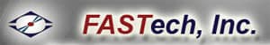 FASTech Inc logo featuring stylized letter "F" and bold capitalized text with blue to red gradient.