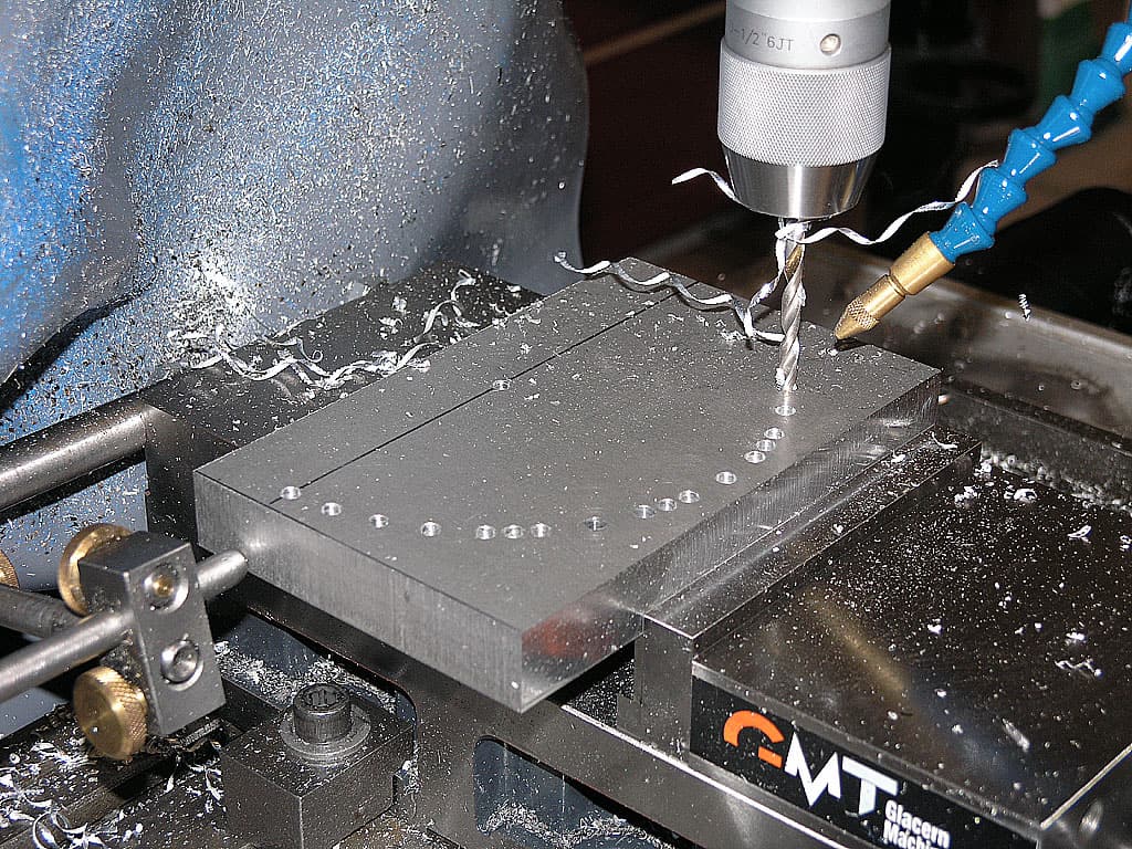 Metalworking machine with precision engineering and robust design.