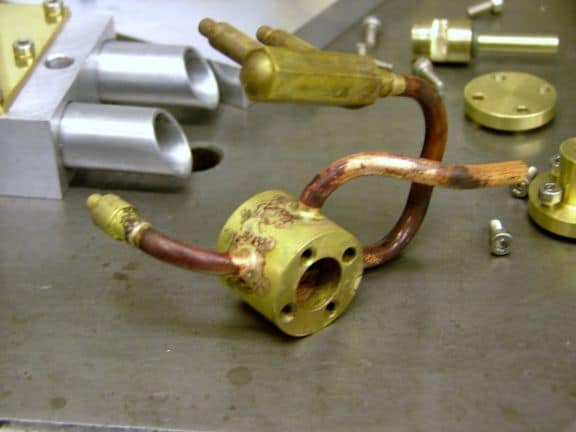 Brass and copper machining components.