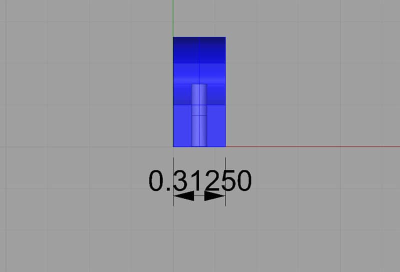 Technical illustration of a crankshaft bearing with measurements.