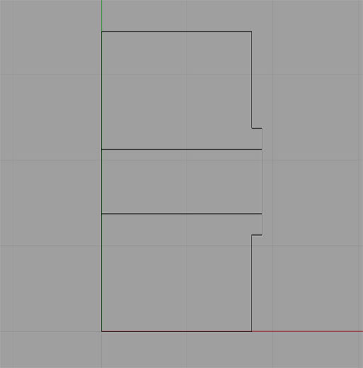 Technical illustration of a master crankpin profile with detailed cross-sectional drawing.