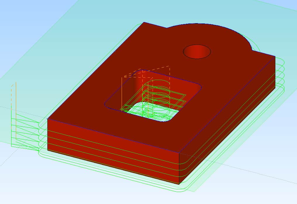 Small bearing 3D CAD model with precise details.