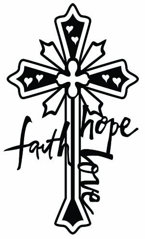Faith Hope Love Cross