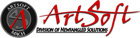 Artsoft Machining Software logo from Newfangled Solutions.