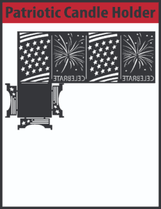 Patriotic Candle Holder