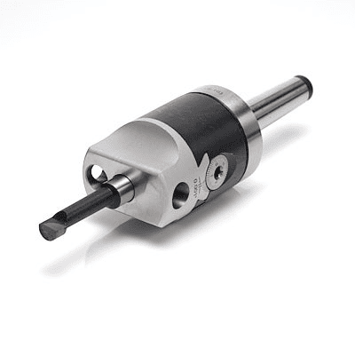 Cylindrical tool with flat end and central hole.