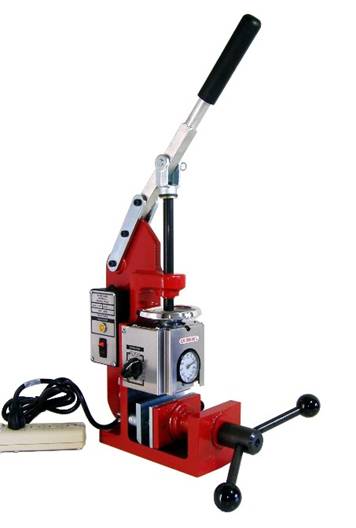 Benchtop injection molder.