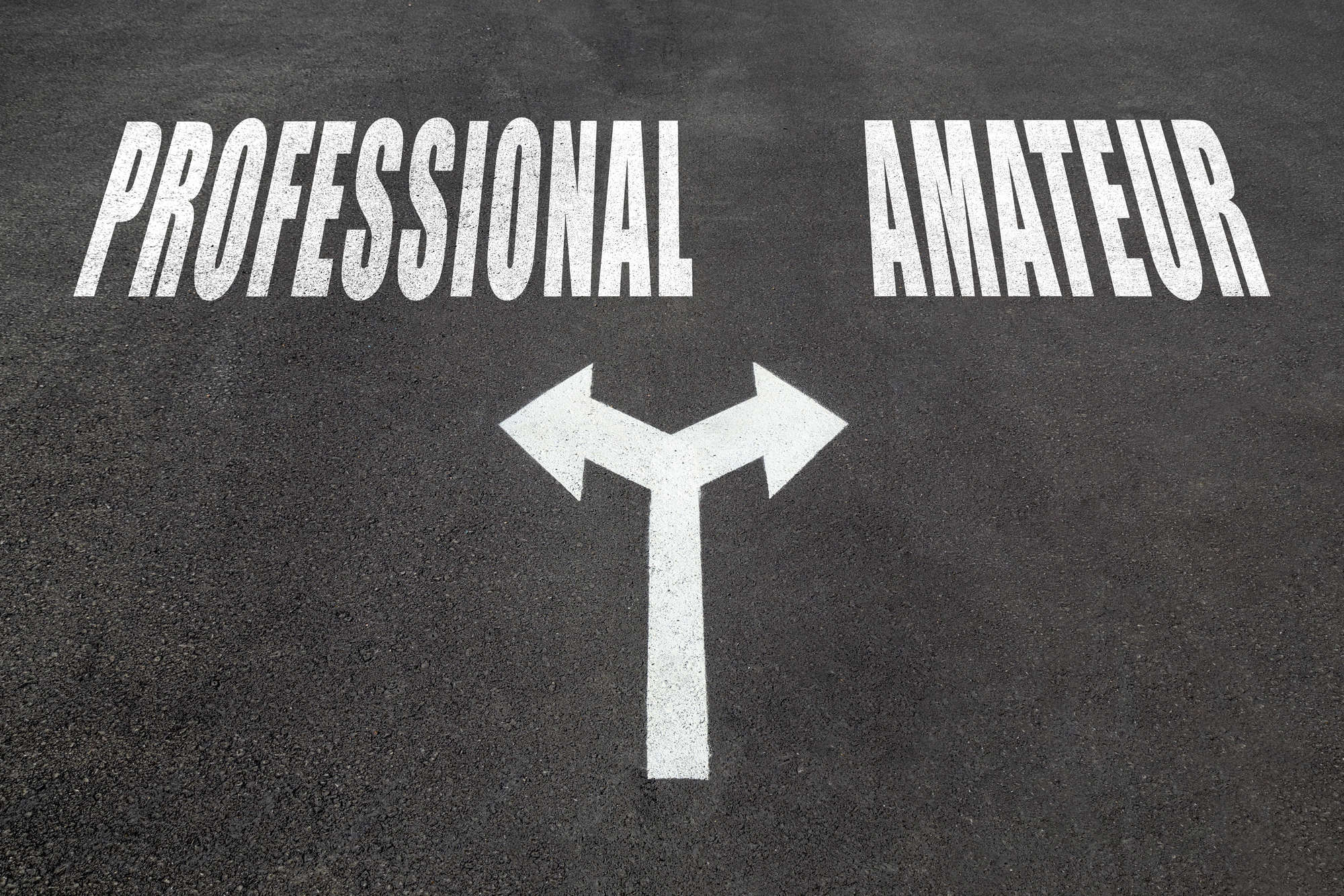 Two contrasting paths.