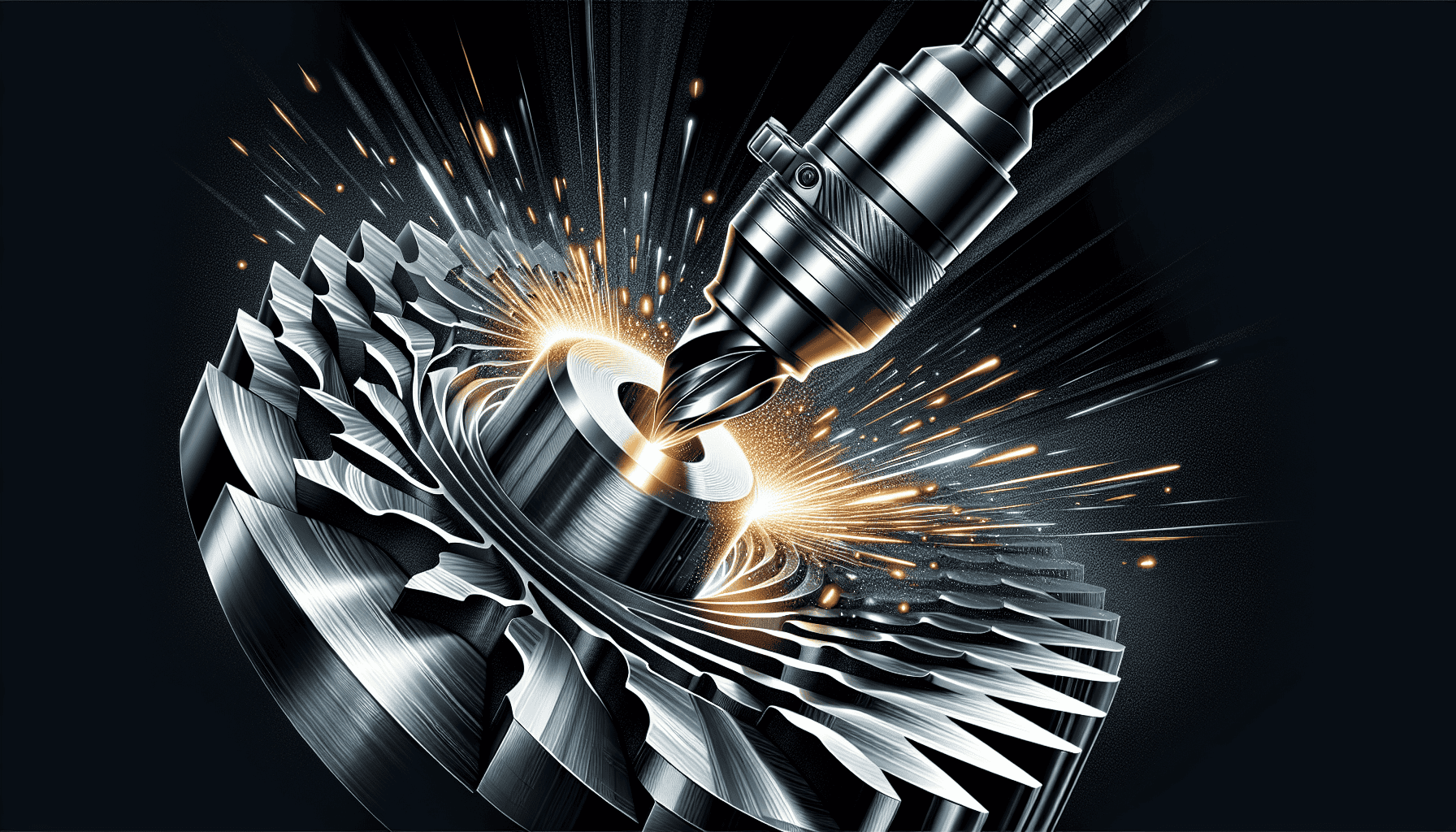 High-speed steel drill bit with spiral flute.