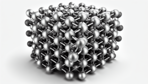 Metal lattice structure 3D model.