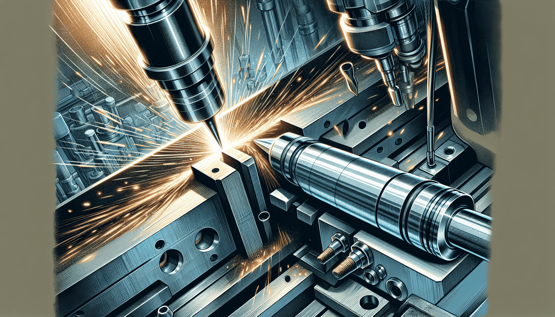 Metal fabrication with CNC machinery, highlighting precision and accuracy in metalworking.